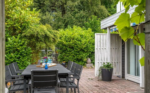 Lonneke - from the Sea: Roof, House, Land Lot, Home, Cottage, Estate, Garden Buildings, Shade, Log Cabin, Landscaping