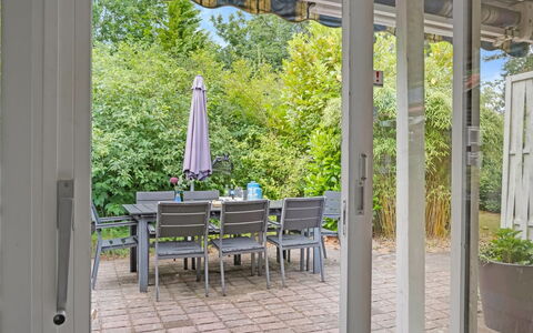 Lonneke - from the Sea: Roof, House, Land Lot, Home, Cottage, Estate, Garden Buildings, Shade, Log Cabin, Landscaping