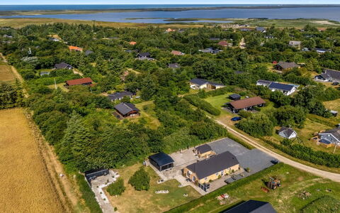 Meindor - 450M to the Fjord: Bird'S-Eye View, Residential Area, Landscape, Aerial Photography, Land Lot, Plain, Estate, Suburb, Field, Plantation