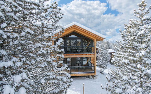 02 Nth050 18A Sup Chalet mit Sauna und Hot Tub 2 e: Wood, Snow, Winter, Freezing, Home, Cottage, Slope, Log Cabin, Larch, Lumber