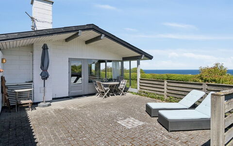 Anelia - 400M from the Sea: House, Shrub, Home, Residential Area, Estate, Cottage, Hacienda, Yard, Shade, Lawn