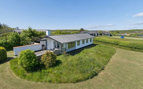 Anelia - 400M from the Sea: House, Shrub, Home, Residential Area, Estate, Cottage, Hacienda, Yard, Shade, Lawn