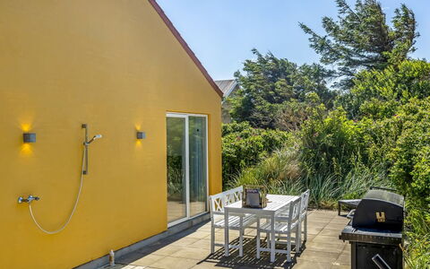 Lars - 350M from the Sea: House, Shrub, Home, Residential Area, Estate, Cottage, Hacienda, Yard, Shade, Lawn