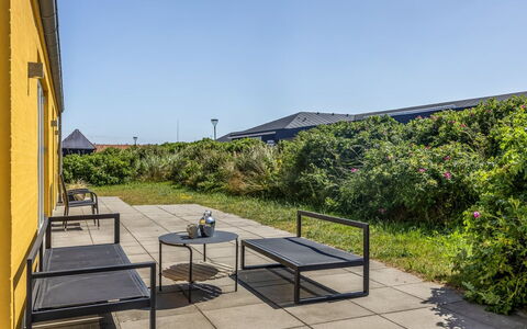 Lars - 350M from the Sea: House, Shrub, Home, Residential Area, Estate, Cottage, Hacienda, Yard, Shade, Lawn