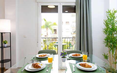 Elvix Nerja Center B: House, Shrub, Home, Residential Area, Estate, Cottage, Hacienda, Yard, Shade, Lawn