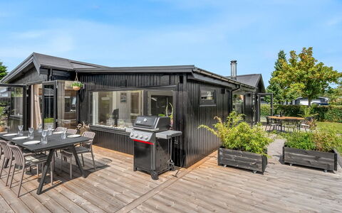 Varnava - 300M from the Sea: Roof, Home, Cottage, Deck, Shade, Siding, Hardwood, Yard, Outdoor Structure, Porch