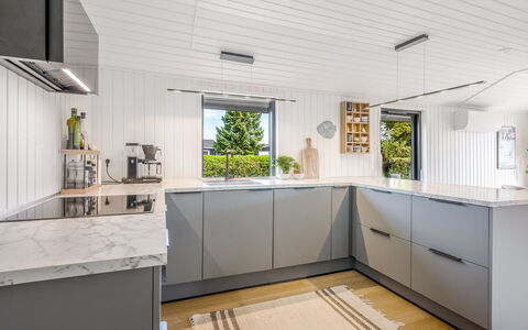 Varnava - 300M from the Sea: Kitchen Appliance, Kitchen, Countertop, Flooring, Cabinetry, Interior Design, Major Appliance, Furniture, Floor, Ceiling