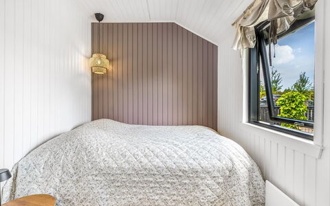 Varnava - 300M from the Sea: Wood, Bedroom, Interior Design, Bed, Floor, Flooring, Ceiling, Bedding, Linens, Home