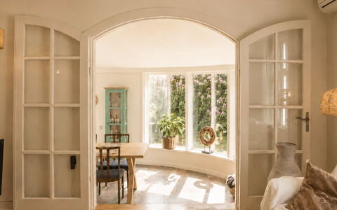 Bine - 200M from the Sea: Furniture, Interior Design, Flooring, Wall, Floor, Wood, Ceiling, Lighting, Wood Flooring, Home