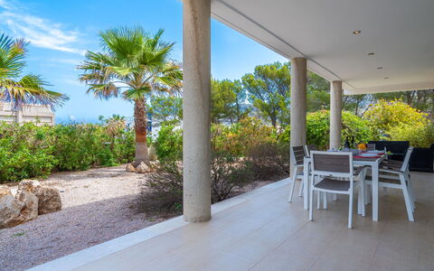 Villa Brisa: Blue, Balcony, Handrail, Apartment, Fence, Sea, Resort, Condominium, Swimming Pool, Hotel