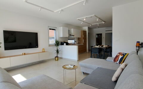 Duplex: Blue, Balcony, Handrail, Apartment, Fence, Sea, Resort, Condominium, Swimming Pool, Hotel