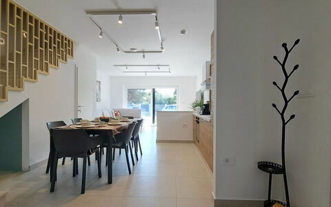 Duplex: Blue, Balcony, Handrail, Apartment, Fence, Sea, Resort, Condominium, Swimming Pool, Hotel
