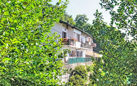 Miazzina 200: Blue, Balcony, Handrail, Apartment, Fence, Sea, Resort, Condominium, Swimming Pool, Hotel