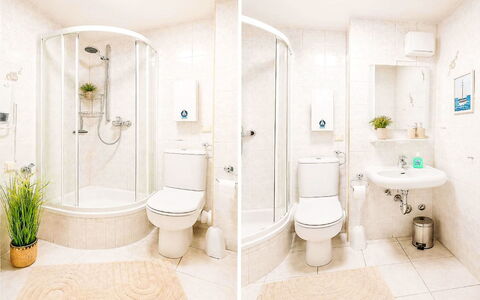 Burhave 201: Toilet Seat, Bathroom, Toilet, Plumbing Fixture, Interior Design, Flooring, Floor, Plumbing, Bathroom Sink, Room