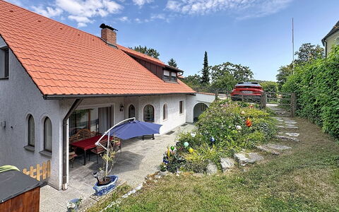 Janike: House, Roof, Shrub, Home, Residential Area, Cottage, Door, Estate, Garden, Driveway