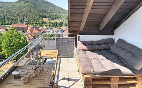 Annette: Wood, Furniture, Outdoor Furniture, Balcony, Deck, Wood Stain, Hardwood, Chair, Outdoor Table