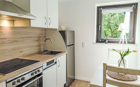 Herzwerk Schwalenberg: Kitchen, Kitchen Appliance, Countertop, Interior Design, Furniture, Flooring, Major Appliance, Wood, Floor, Cabinetry