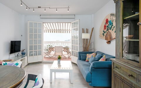 Los Arcos: Furniture, Interior Design, Flooring, Floor, Wood, Couch, Table, Chair, Living Room, Ceiling