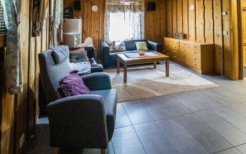 Nelostupa C: Furniture, Interior Design, Wood, Flooring, Floor, Ceiling, Couch, Living Room, Room, Lighting