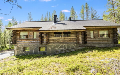 Nelostupa D: Wood, Cottage, House, Roof, Home, Log Cabin, Siding, Larch, Slope