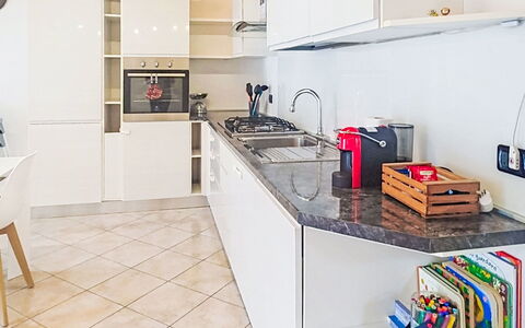 Fontanella Mountain Home: Kitchen, Kitchen Appliance, Interior Design, Flooring, Countertop, Major Appliance, Furniture, Wood, Floor, Cabinetry