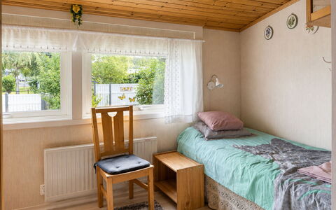 Lyckan: Interior Design, Bed, Furniture, Bedroom, Wall, Flooring, Floor, Wood, Ceiling, Room