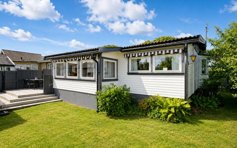 Lyckan: Home, Door, Siding, Porch, Shade, Yard, Deck, Fence, Outdoor Structure