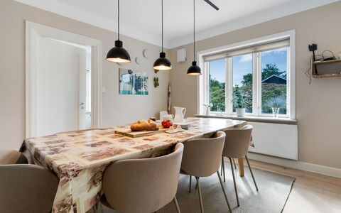 Alkmar - 6.5Km from the Sea: Furniture, Interior Design, Flooring, Light Fixture, Wall, Dining Room, Chandelier, Chair, Kitchen & Dining Room Table, Wood