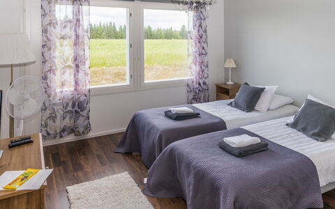 Pirtti: Wood, Floor, Home, Bed, Flooring, Furniture, Bedroom, Interior Design, Bed Frame, Bedding