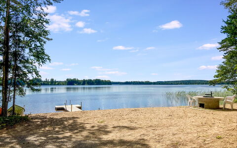 Pirtti: Blue, Water, Body Of Water, Cloud, Landscape, Bank, Lake, Reservoir, Shore, Cumulus