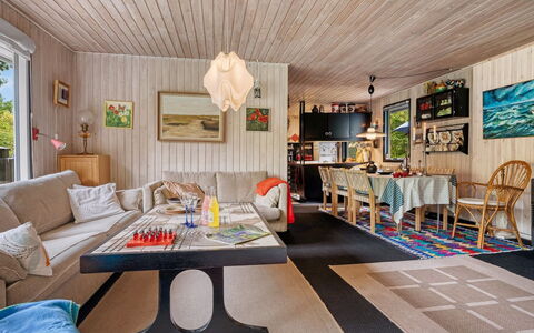 Tarvo - 500M to the Fjord: Furniture, Interior Design, Wood, Ceiling, Couch, Flooring, Living Room, Light Fixture, Floor, Room