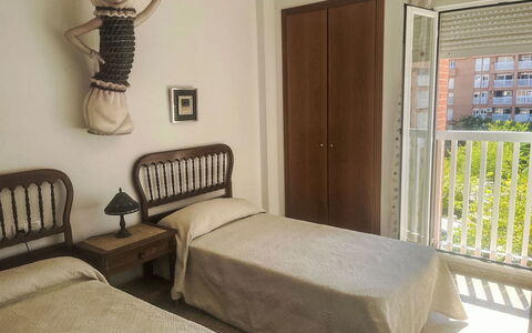 Mare Nostrum: Furniture, Bedroom, Bed, Bed Frame, Bedding, Bed Sheet, Interior Design, Room, Apartment, Linens