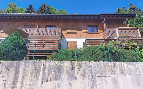 Les Grandes Aiguilles: Balcony, Larch, Fence, Home Fencing, Evergreen, Porch