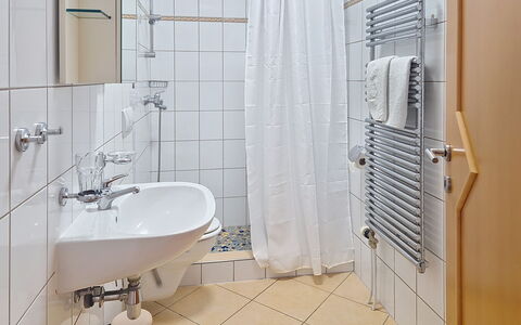 Novi Vinodolski 310: Interior Design, Plumbing Fixture, Floor, Flooring, Bathroom, Bathroom Sink, Room, Sink, Plumbing, Tap