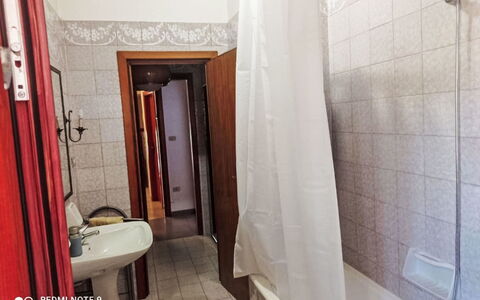 La Terrazza di Colle Marino: Floor, Flooring, Bathroom Sink, Plumbing Fixture, Bathroom, Sink, Plumbing, Tap, Room, Toilet