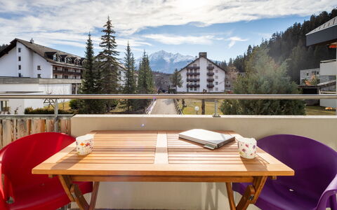 Val Signina 5-2: Furniture, Apartment, Chair, Balcony, Condominium, Resort, Kitchen & Dining Room Table, Coffee Table, Eco Hotel, Wood Stain