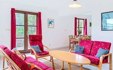 Green Valley Park Stárkov 18: Furniture, Flooring, Home, Interior Design, Floor, Chair, Door, Apartment, Wood Flooring, Living Room
