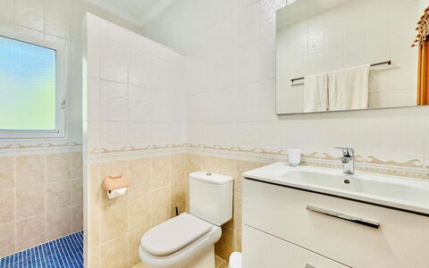 Calma: Flooring, Plumbing Fixture, Floor, Bathroom, Interior Design, Sink, Toilet, Plumbing, Toilet Seat, Bathroom Sink