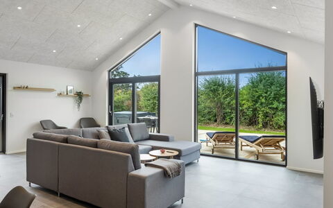 Kamile - 500M from the Sea: Flooring, Ceiling, Floor, Couch, Living Room, Hardwood, Attic, Sofa Bed
