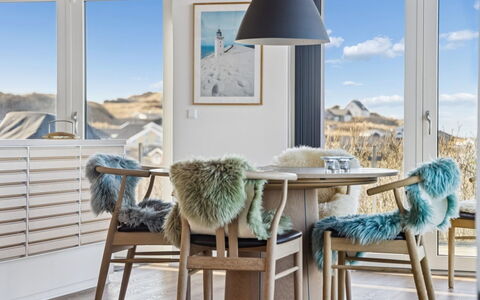 Nuka - 250M from the Sea: Furniture, Chair, Table, Natural Material, Kitchen & Dining Room Table, Hardwood, Dining Room, Wood Flooring, Wicker, Living Room