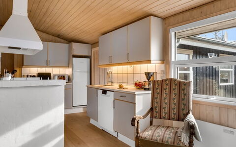 Ruse - 600M from the Sea: Wood, Kitchen, Countertop, Interior Design, Flooring, Ceiling, Furniture, Floor, Cabinetry, Room