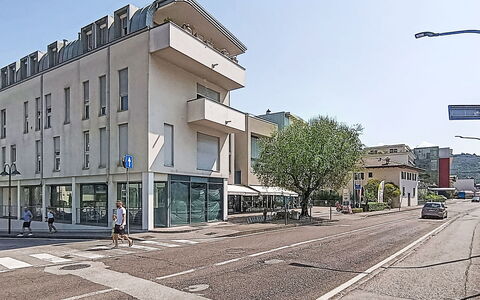 Gigi: Apartment, Urban Design, Condominium, Commercial Building, Mixed-Use, Family Car, Sidewalk, Luxury Vehicle, Mid-Size Car, Balcony