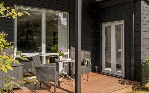Elenora - 300M from the Sea: Wood, Door, Furniture, Flooring, Home, Siding, Hardwood, Porch, Wood Stain, Chair