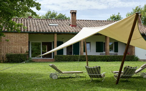 Casa Mancini, Holiday Villa, San Galgano: Shade, Lawn, Groundcover, Garden, Leisure, Yard, Park, Backyard, Landscaping