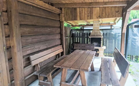 Velke Karlovice 300: Wood, Hardwood, Plank, Wood Stain, Outdoor Table, Outdoor Structure, Lumber, Shade, Outdoor Furniture, Backyard