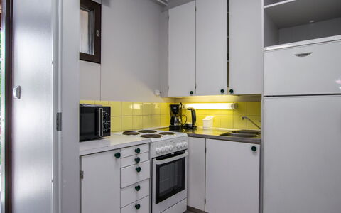 Heinävesi Homes D1: Kitchen Appliance, Kitchen, Major Appliance, Countertop, Kitchen Stove, Flooring, Home Appliance, Interior Design, Cabinetry, Room