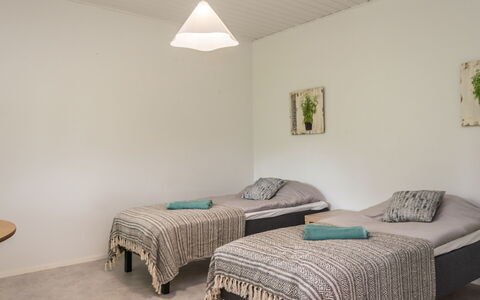 Heinävesi Homes D7: Interior Design, Furniture, Floor, Flooring, Bed, Bedroom, Wood, Ceiling, Bed Sheet, Room