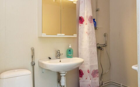 Heinävesi Homes D7: Bathroom Sink, Bathroom, Plumbing Fixture, Wall, Sink, Flooring, Floor, Tap, Interior Design, Plumbing