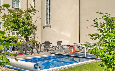 Alexander House: Swimming Pool, Composite Material, Leisure, Garden, Flowerpot, Houseplant, Yard, Outdoor Furniture, Design, Backyard