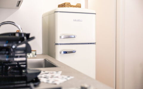 Suite Sinfonia Blu: Kitchen Appliance, Major Appliance, Home Appliance, Kitchen, Small Appliance, Countertop, Machine, Shelf, Cabinetry, Shelving